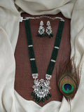 Elegant Long Necklace Imitation Set